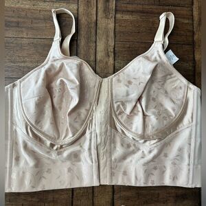 Elila Cream Floral Women's Bra